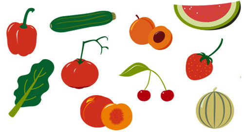 Fruits et légumes de juin