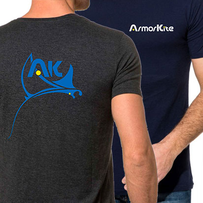 Logos d'Armorkite sur tee-shirt