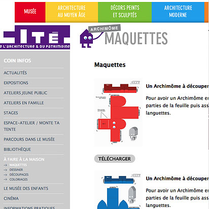 Cité de l'Architecture - Découpage